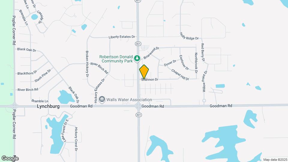 5949 Shannon Dr Mapa y Detalles de la Ubicación