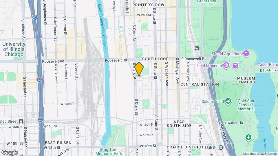 1312 S Federal St Map and Location Details