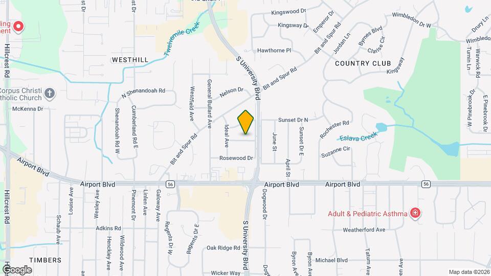 4654 Cottonwood Dr Map and Location Details