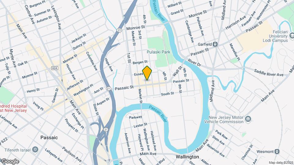 156 Passaic St Map and Location Details