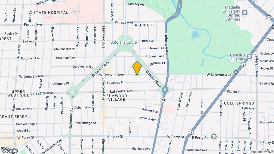 733 W Delavan Ave Mapa y Detalles de la Ubicación