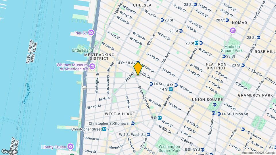 245 W 13th St Mapa y Detalles de la Ubicación