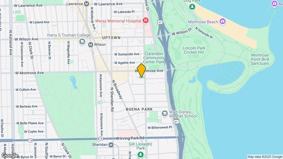 4310-4322 N Clarendon Ave Mapa y Detalles de la Ubicación