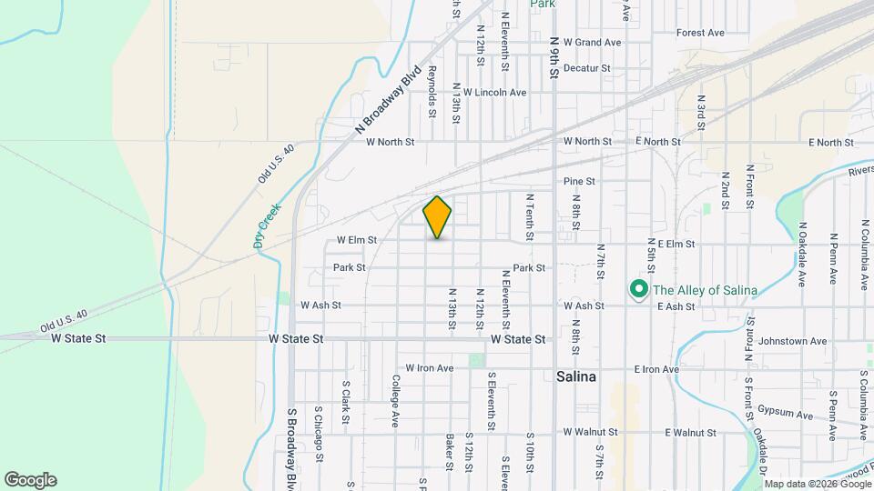 813 W Elm St Map and Location Details