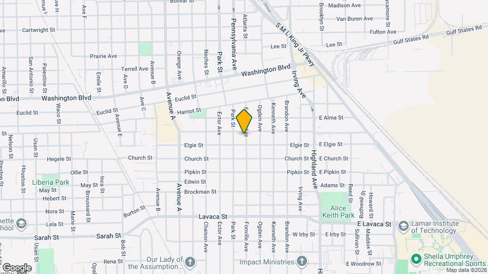 3440 Fonville Ave Map and Location Details