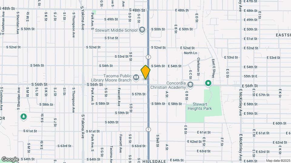 5514 Pacific Ave Mapa y Detalles de la Ubicación