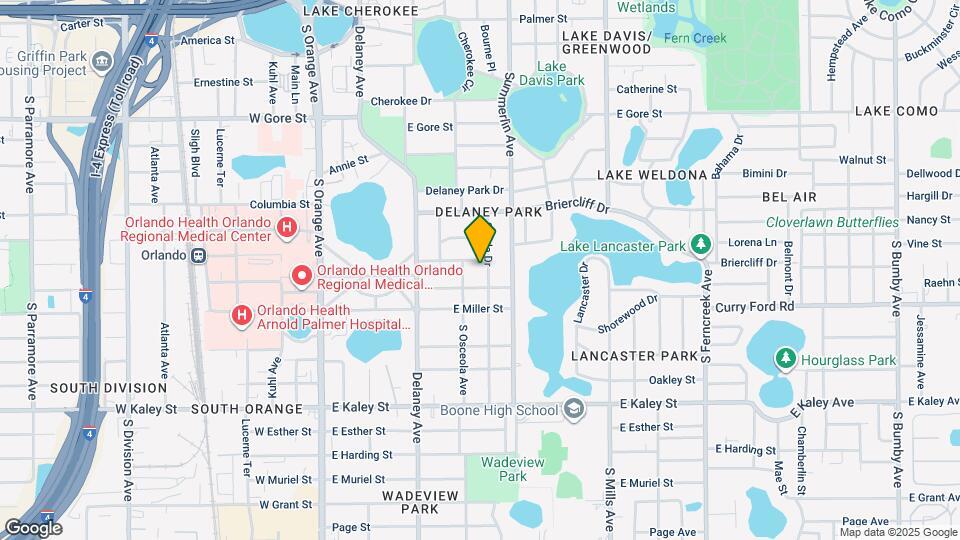 1410 S Eola Dr Map and Location Details