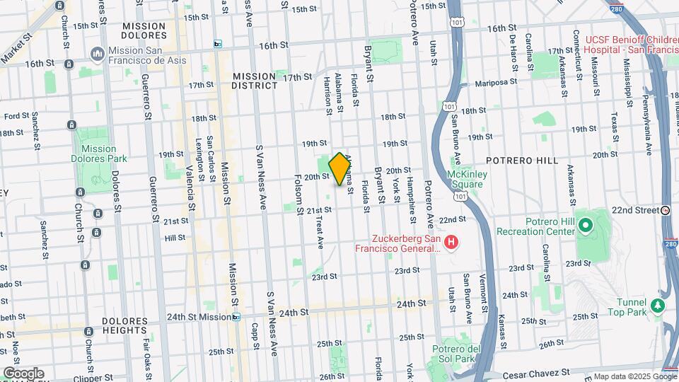 2445-2449 Harrison St Map and Location Details