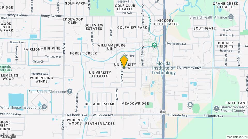 317 W University Blvd Map and Location Details