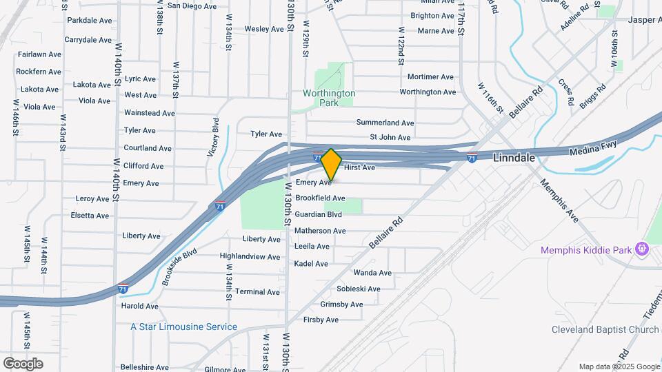 12705 Emery Ave Map and Location Details