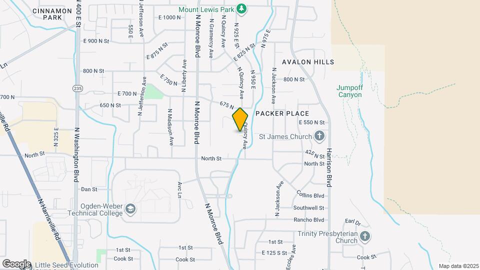 934 E 490 N Mapa y Detalles de la Ubicación