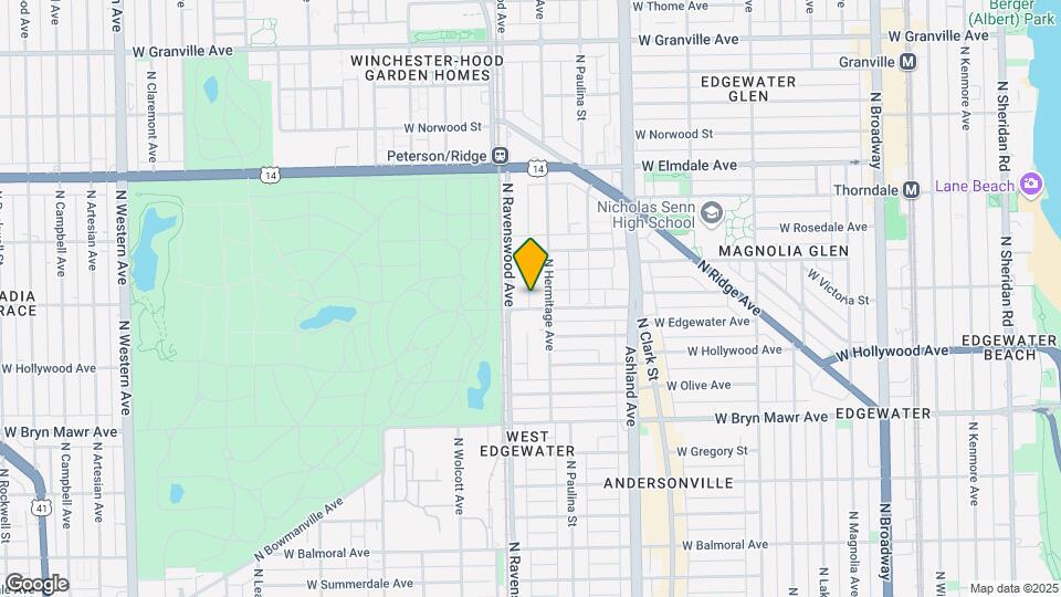 1756 W Rosehill Dr, Unit 2E Map and Location Details