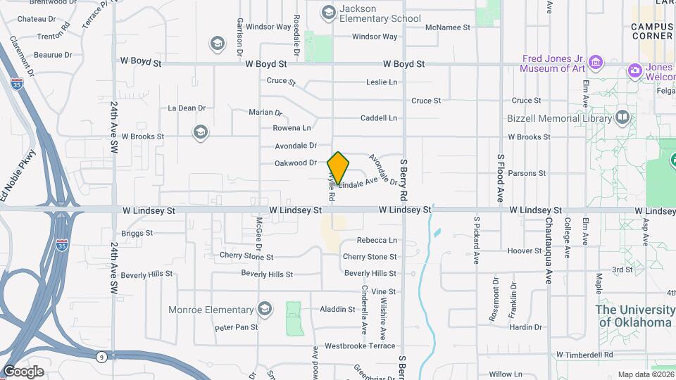 1428 Lindale Ave Map and Location Details