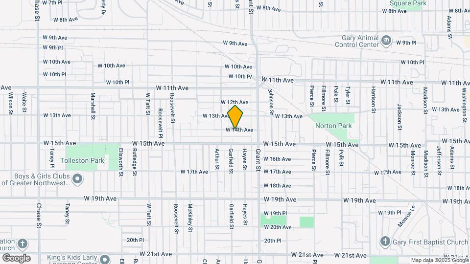 1673 W 14th Ave Map and Location Details