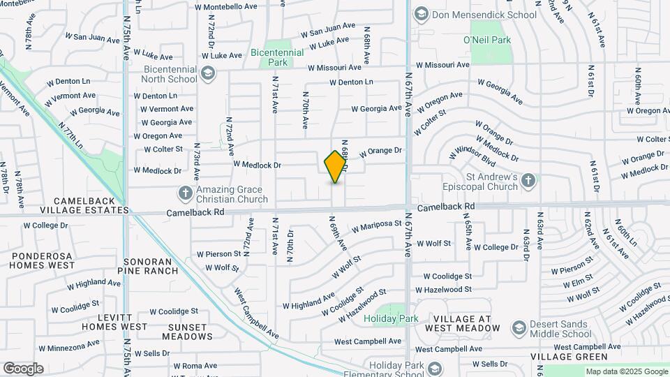 5025 N 69th Ave Map and Location Details