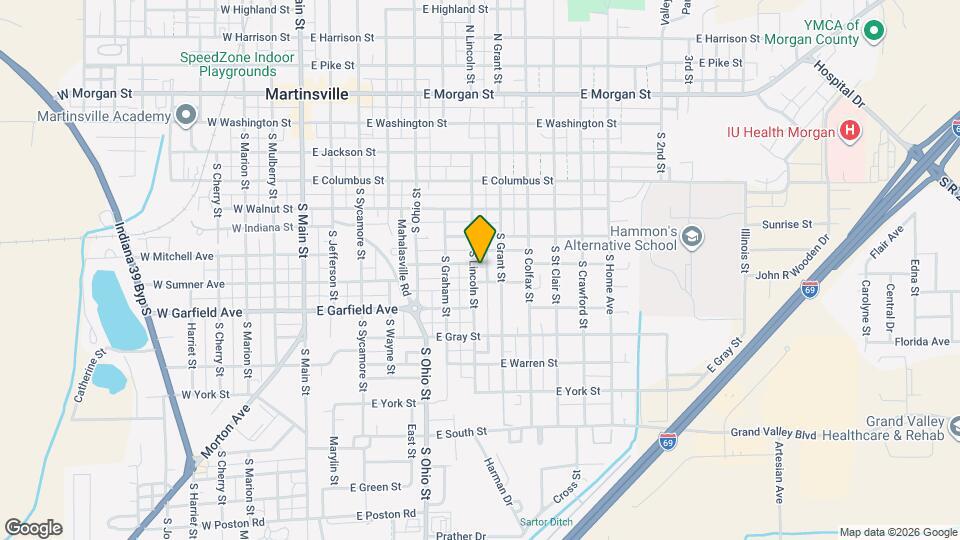 509 S Lincoln St Map and Location Details