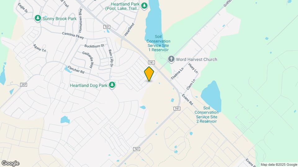 2925 S Griffin Ln Map and Location Details