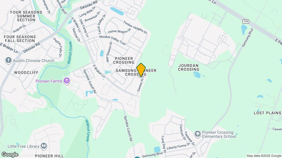 11308 Dawes Pl Map and Location Details