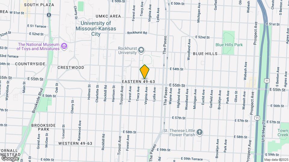 5436 Virginia Ave, Unit Apt 2 Map and Location Details