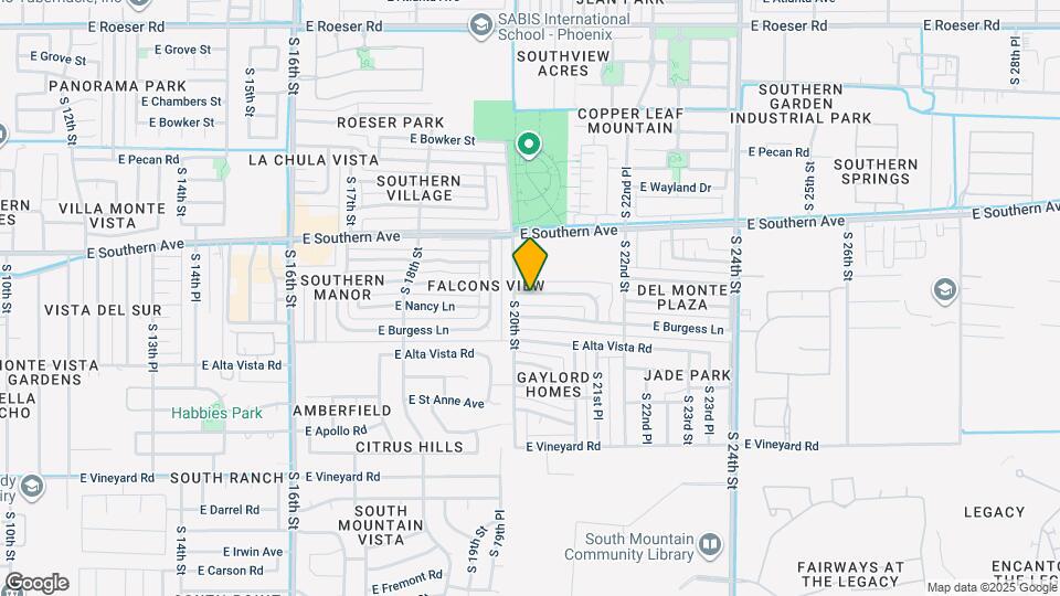 2013 E Nancy Ln Map and Location Details