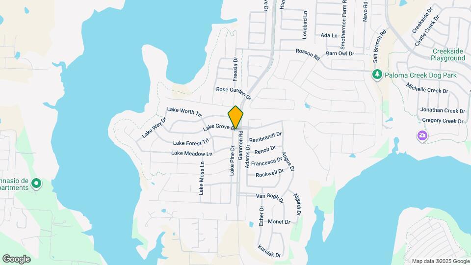 1605 Lake Pine Dr Map and Location Details