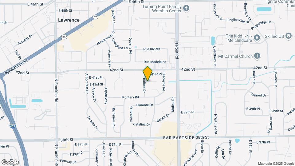 8725 Balboa Ct Map and Location Details