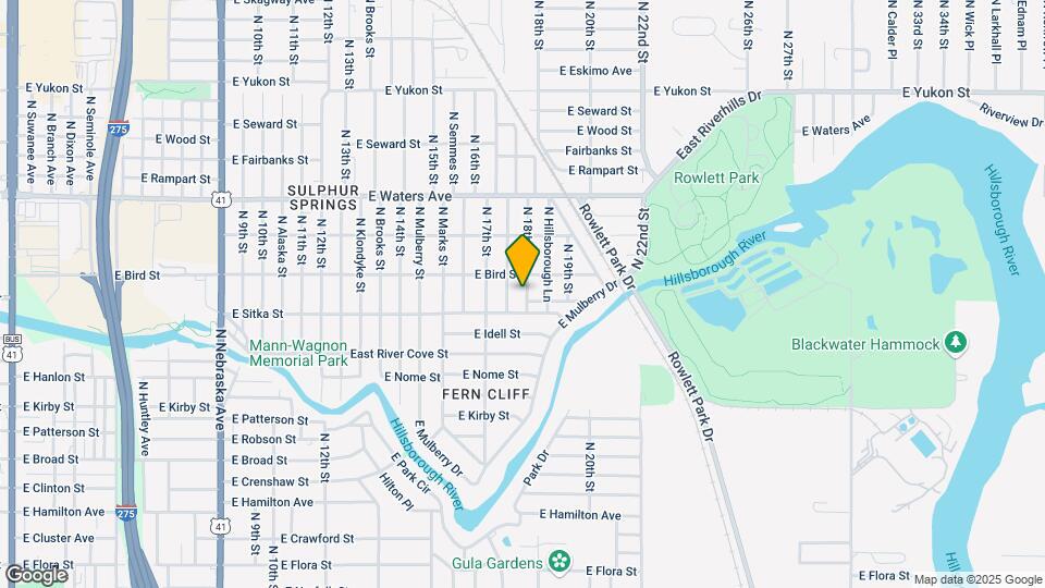 8104 N 18th St Map and Location Details