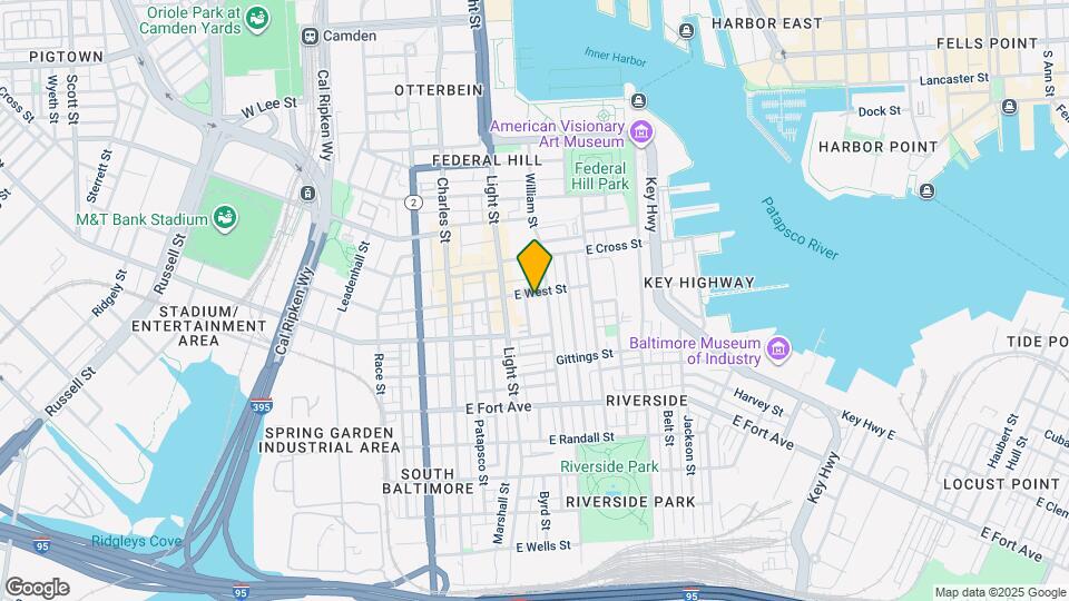 129 E West St Map and Location Details