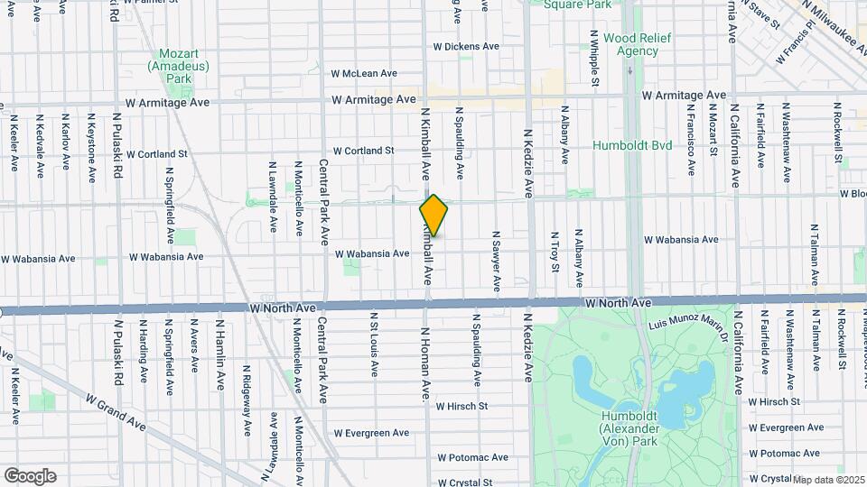 1711 N Kimball Ave Map and Location Details