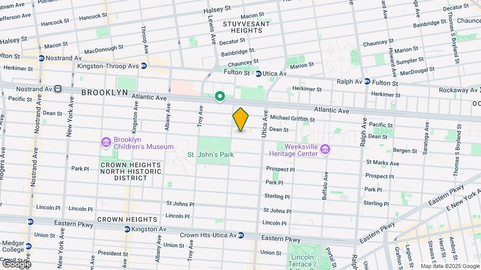 1543 Bergen St Map and Location Details