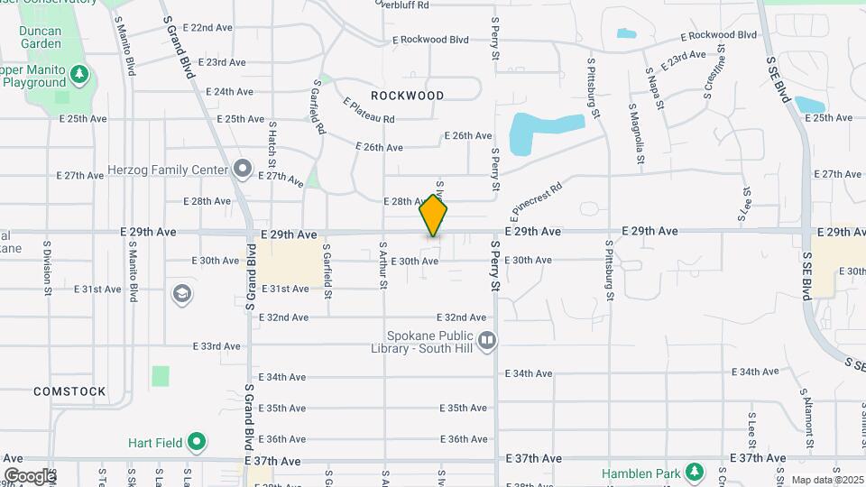 1128 E 29th Ave Map and Location Details