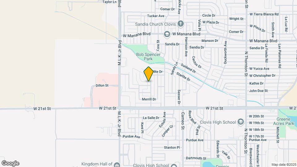 2300 Moberly Dr Mapa y Detalles de la Ubicación