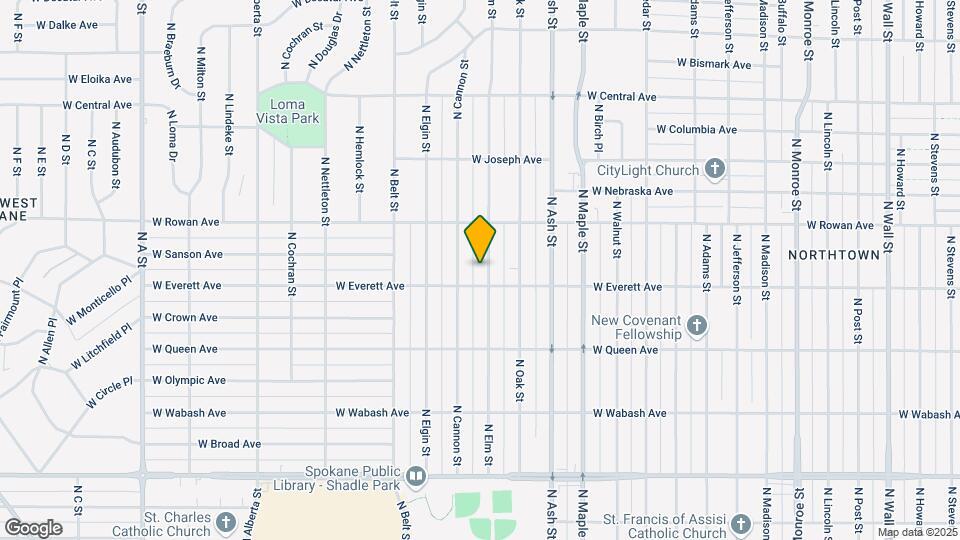 5311 N Elm St Map and Location Details