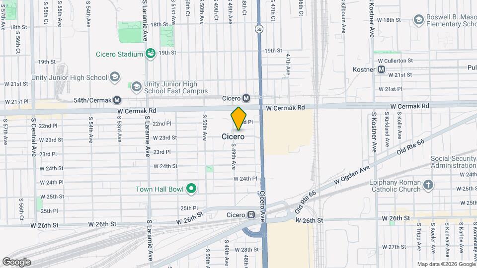 4844 W 23rd St Map and Location Details