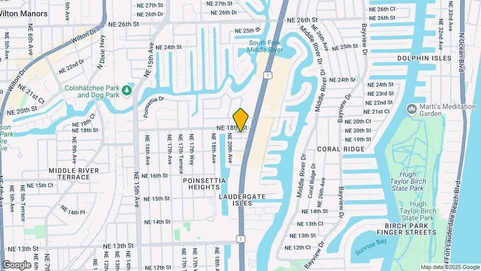 2019 NE 17th Ct Map and Location Details