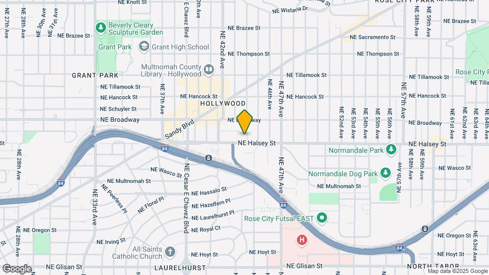 4325 NE Halsey St Map and Location Details