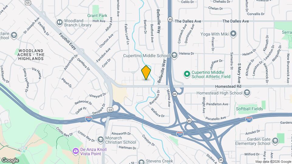 1716 Marshall Ct Map and Location Details