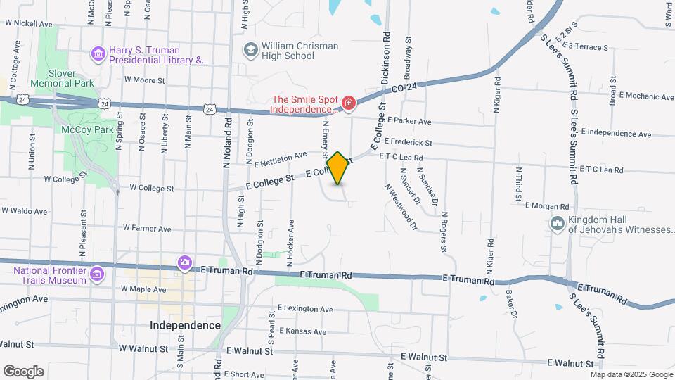 602 N Lakeview Ave Map and Location Details