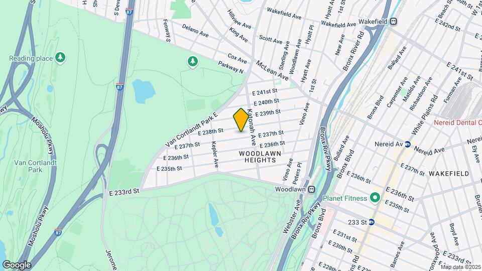 265 E 237th St Map and Location Details