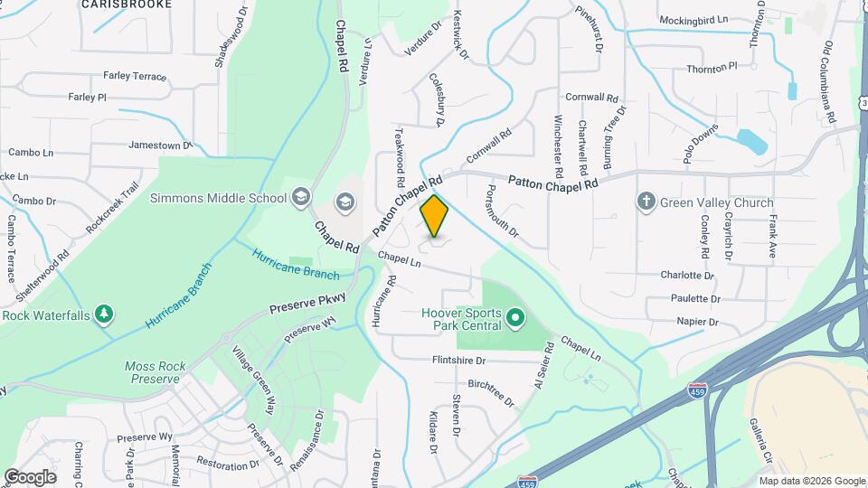 1904 Patton Creek Ln Map and Location Details