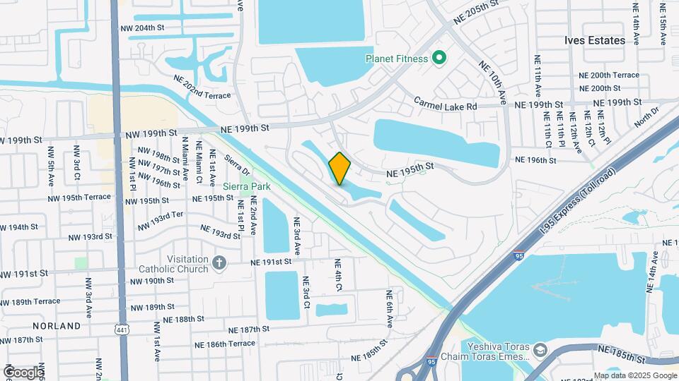 459 NE 194th Terrace-Unit -459 Map and Location Details