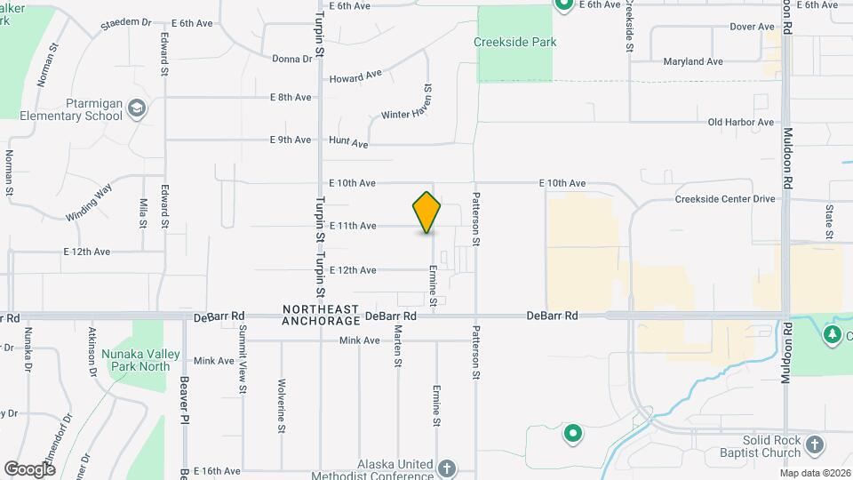 1100 Ermine St Map and Location Details