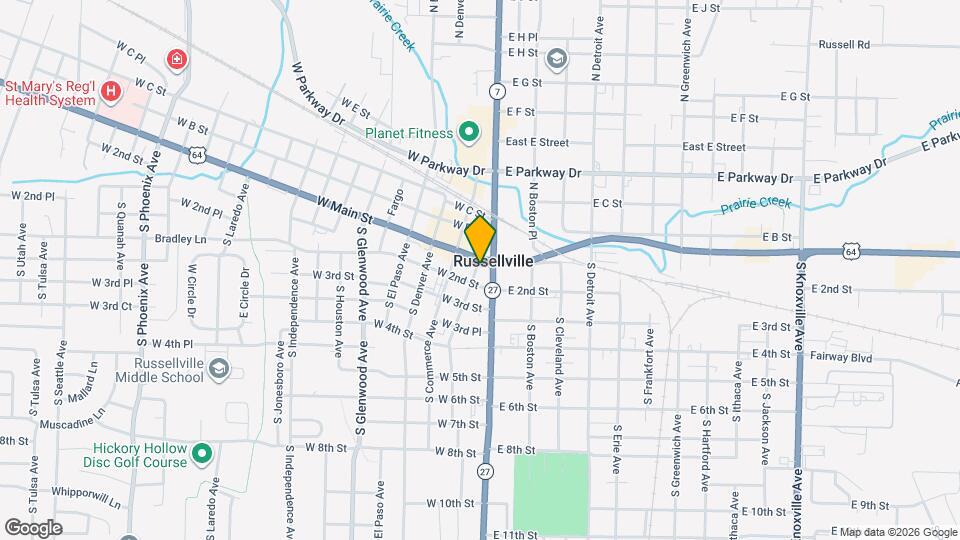 103 S Boulder Ave Map and Location Details