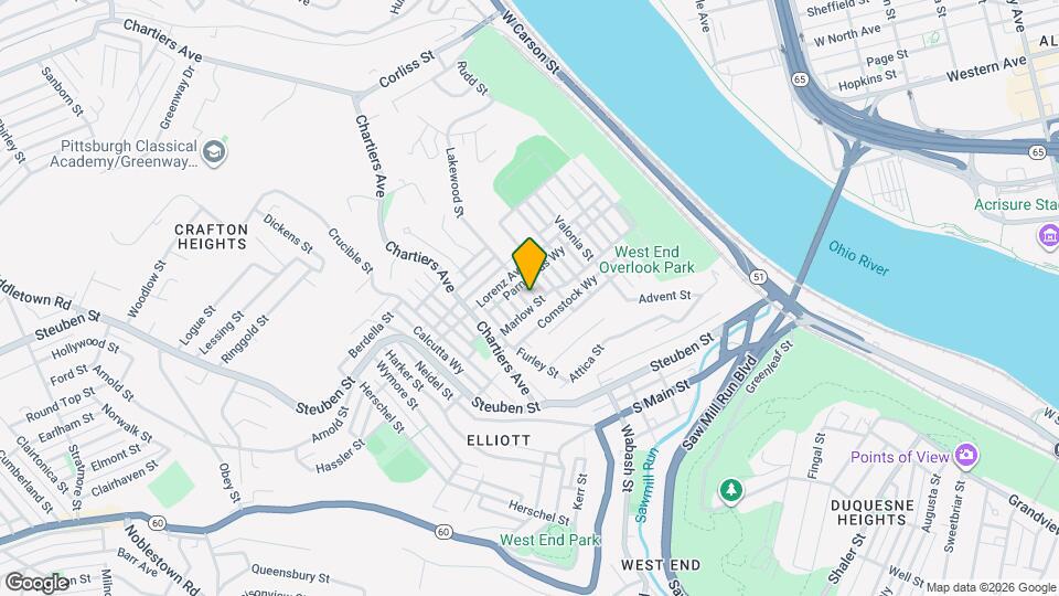 906 Gibson St Map and Location Details