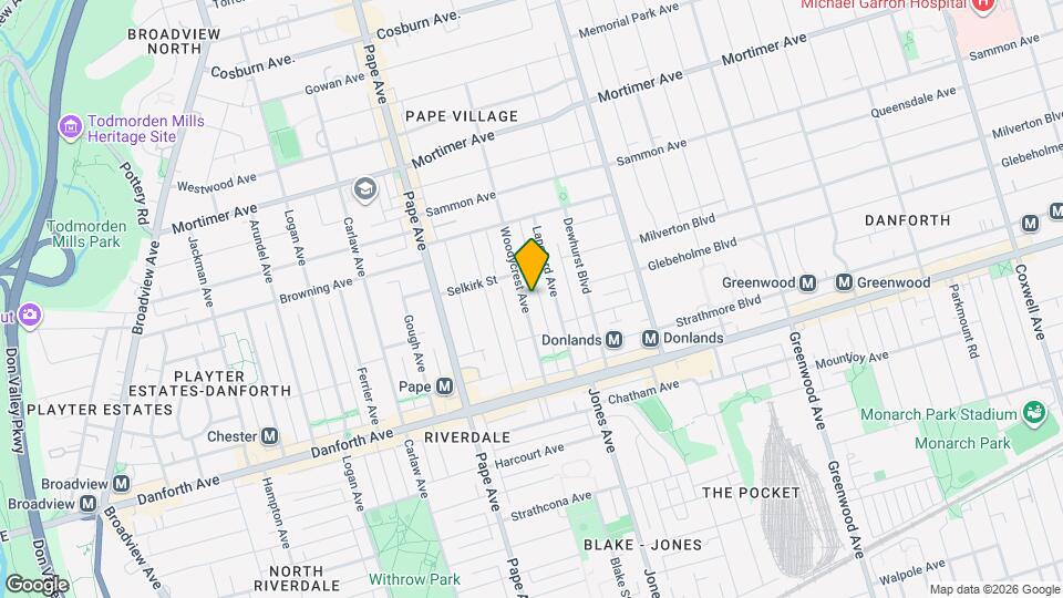 63 Woodycrest Ave Map and Location Details