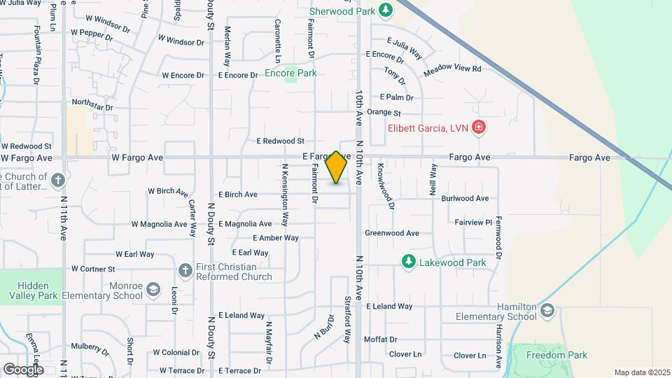 558 E Birch Ave Map and Location Details