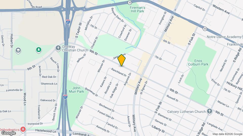 1655 9th St Map and Location Details