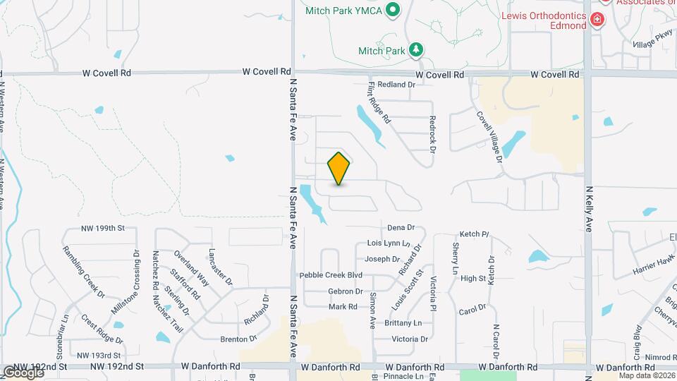 2021 Cedar Meadow Ln Map and Location Details