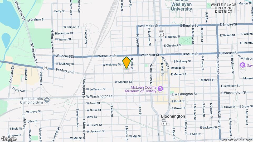609 W Market St Map and Location Details
