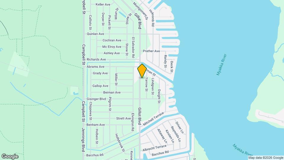 3522 Gillot Blvd Mapa y Detalles de la Ubicación